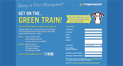 Desktop Screenshot of greentrain.com.au